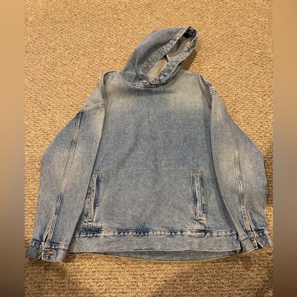 Zara Other - ZARA - TRF Denim Sweatshirt